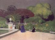 The Jardin du Luexmbourg Felix Vallotton